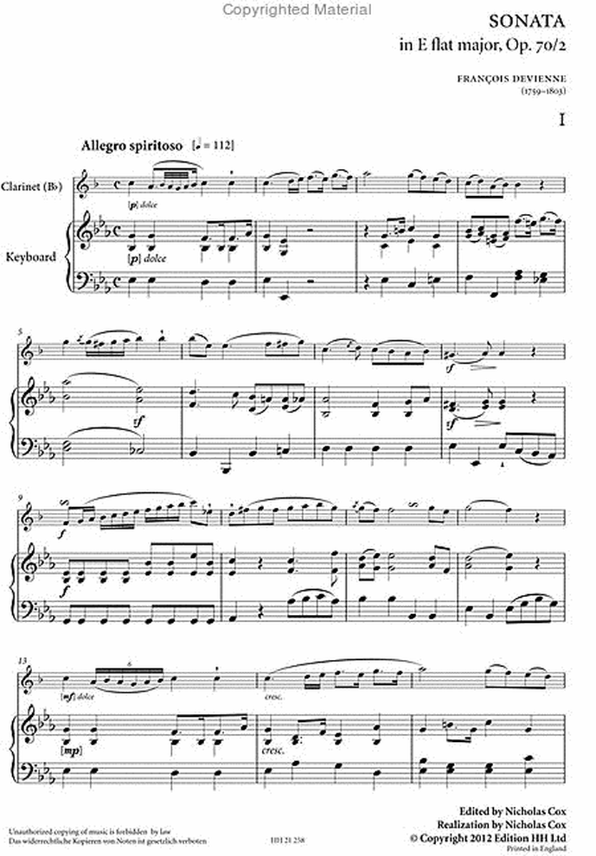Sonata in E-flat major, Op.70/2