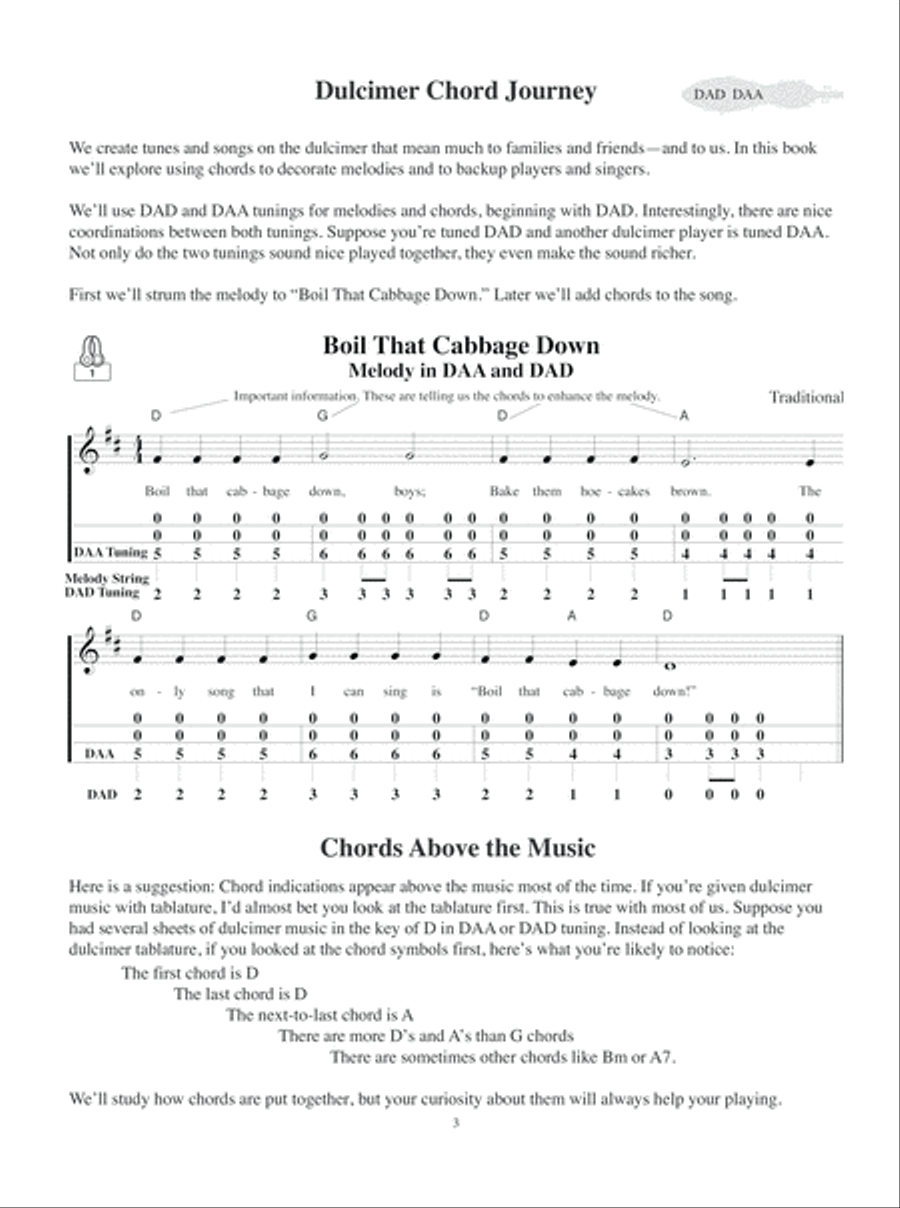 Mountain Dulcimer Chords Made Easy Mountain Dulcimer scores gallery preview page 4