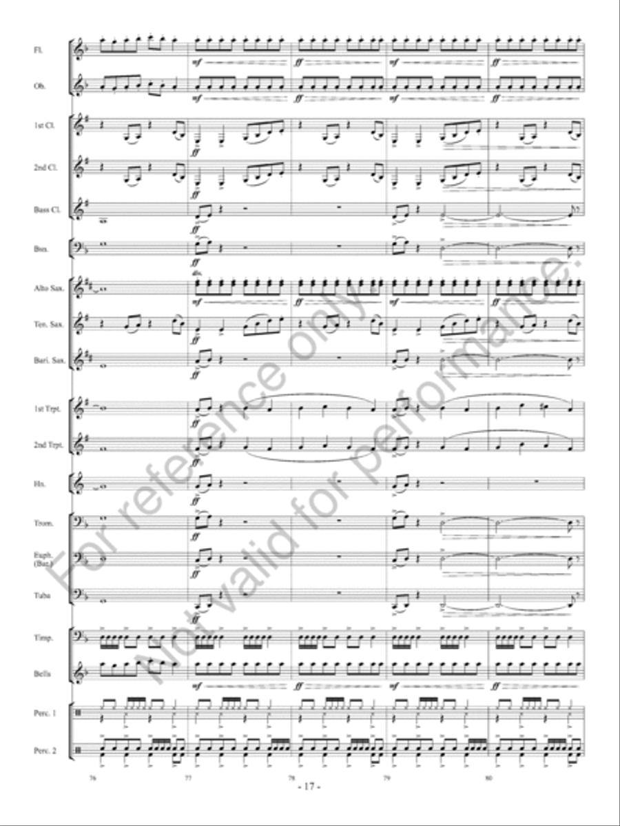 Factory Riffs Concert Band scores gallery preview page 18