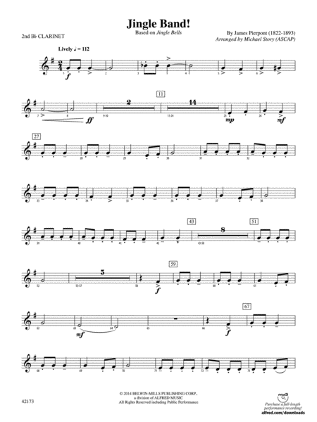 Jingle Band!: 2nd B-flat Clarinet