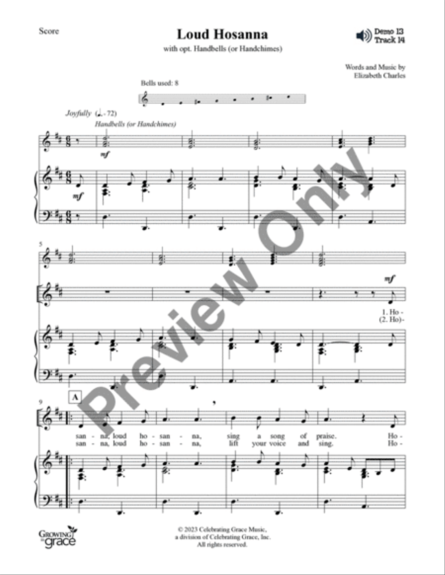 The Beatitudes Preschool Curriculum Spring Unison Choir scores gallery preview page 20