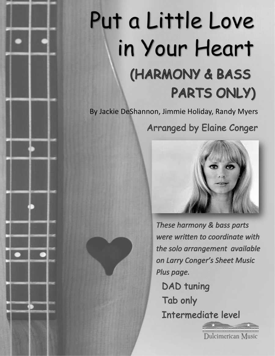 Put A Little Love In Your Heart Dulcimer scores gallery preview page 1