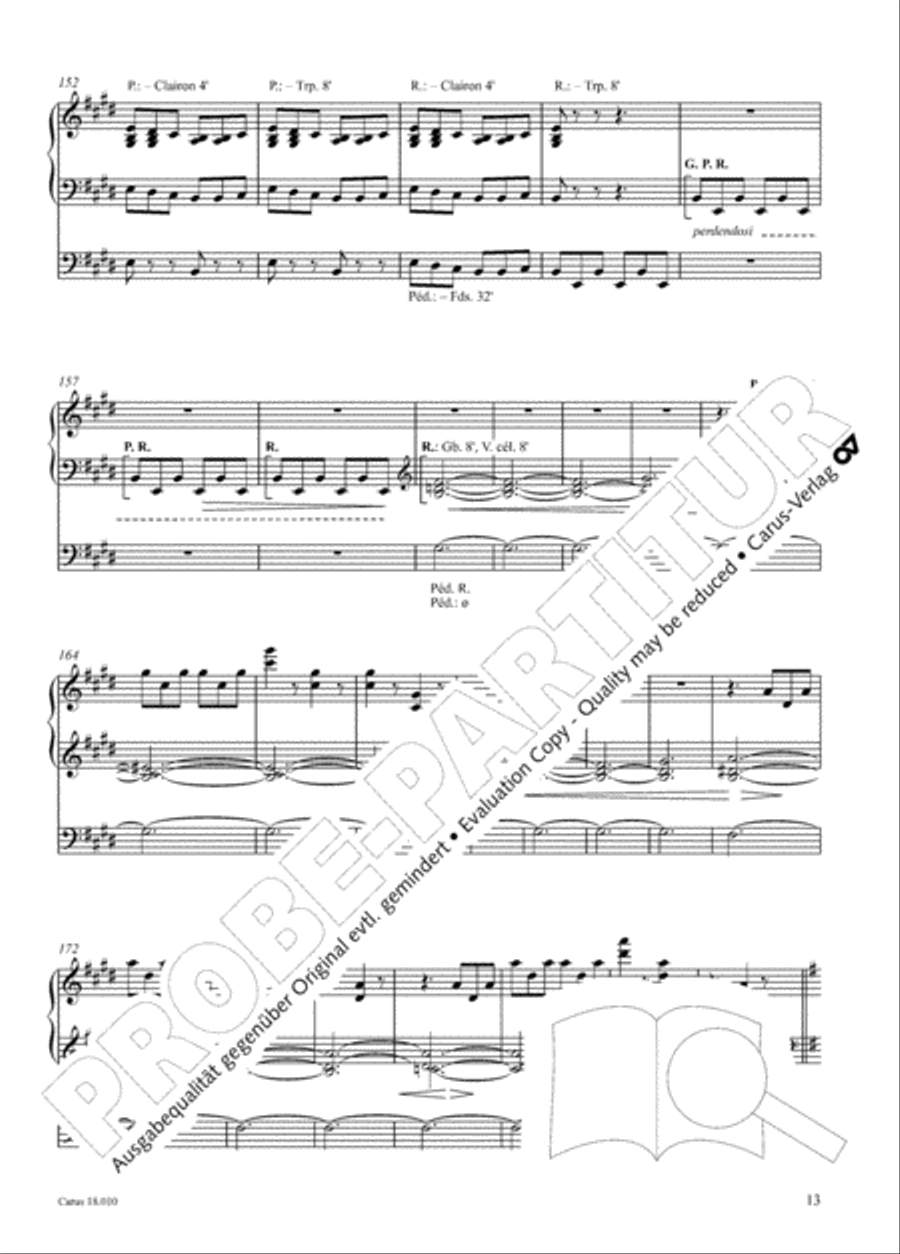 Danse (Tarantelle styrienne) Organ scores gallery preview page 14