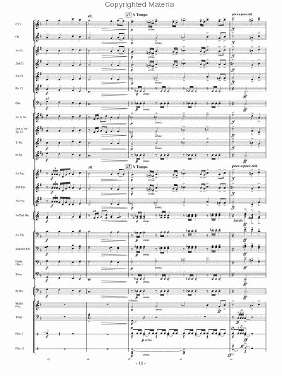 Beautiful Savior Concert Band scores gallery preview page 10