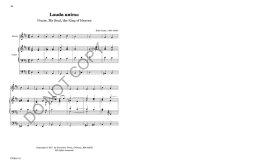 Twenty-five Organ Accompniments for Unison Hymn Singing Unison Choir scores gallery preview page 29
