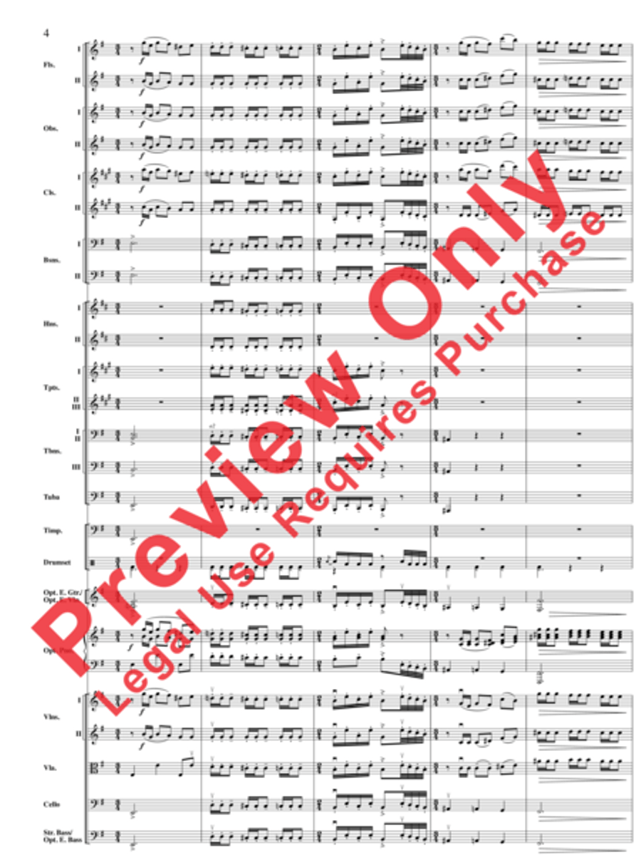 A Mad Russian's Christmas Full Orchestra scores gallery preview page 5