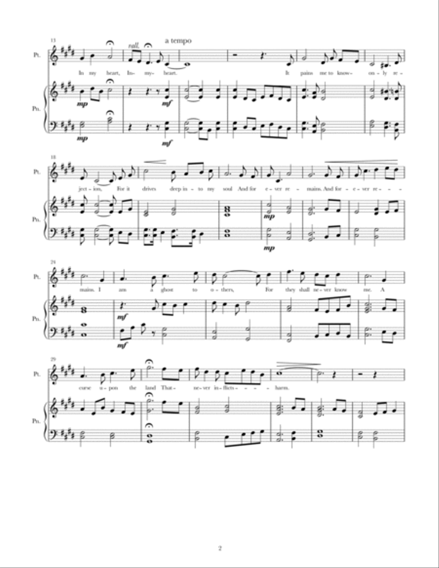 The Passerby The Passerby Voice scores gallery preview page 2
