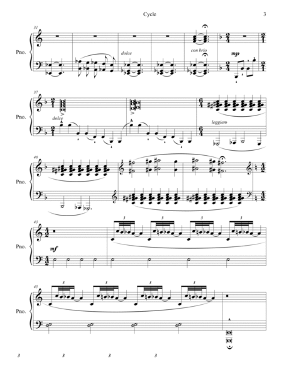 Four Pieces Four Pieces Piano Solo scores gallery preview page 3