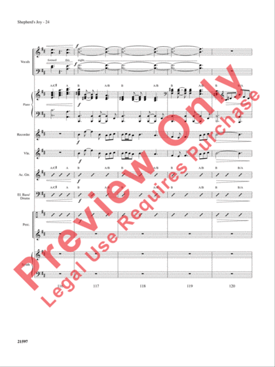 Shepherd's Joy Choir scores gallery preview page 25