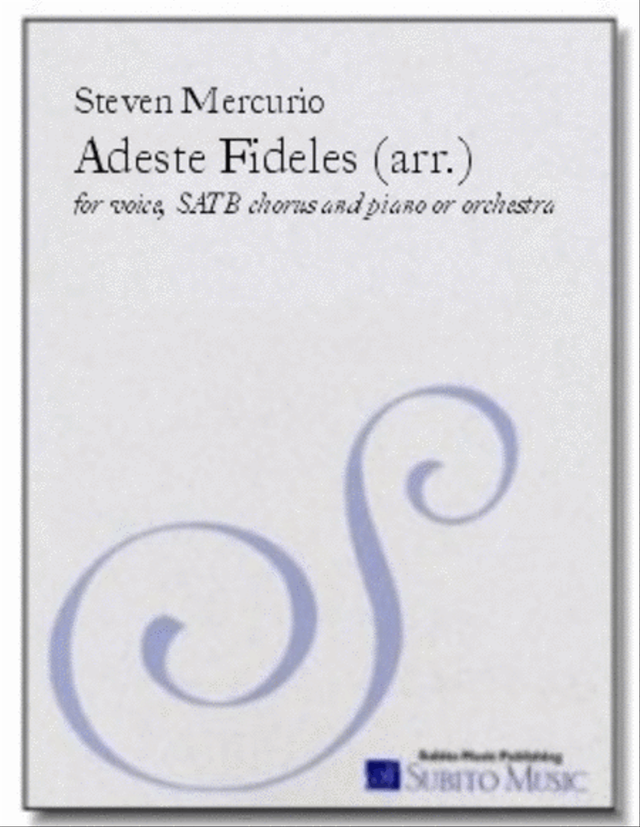Adeste Fideles Adeste Fideles 4-Part scores gallery preview page 1