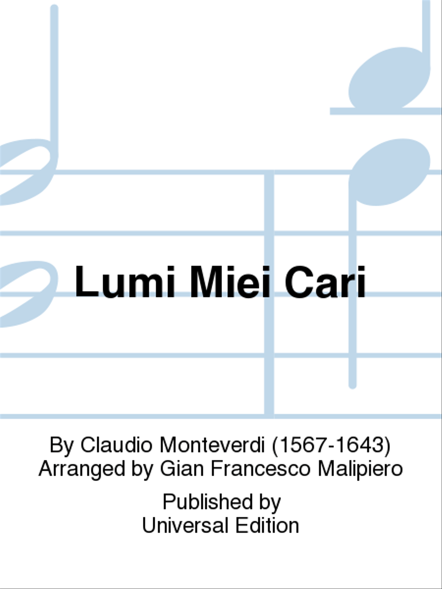 Lumi Miei Cari Choir scores gallery preview page 1