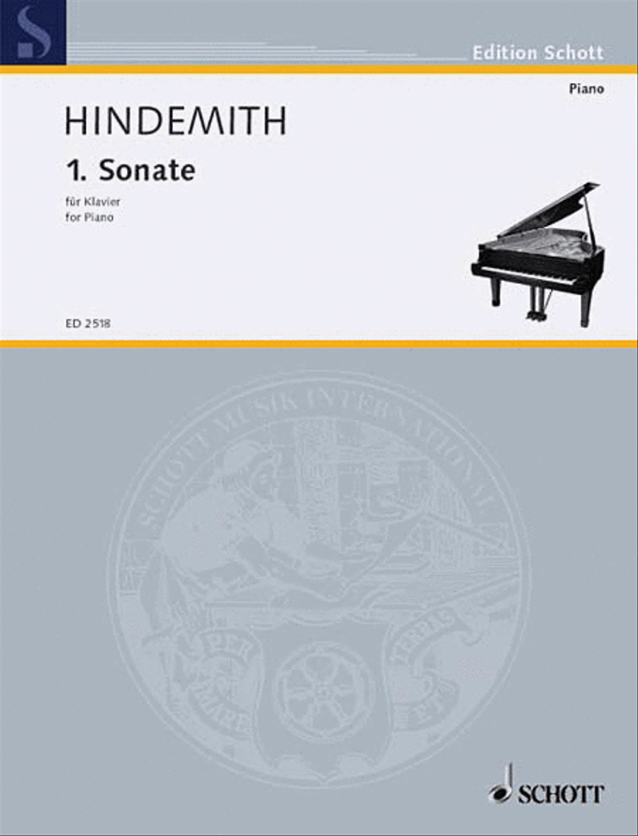 Sonata No. 1 in A Major “Der Main” 1936 Piano Solo scores gallery preview page 1