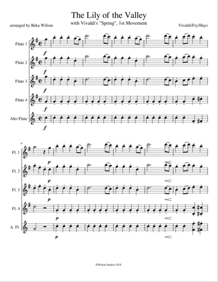 The Lily of the Valley (with Vivaldi's 