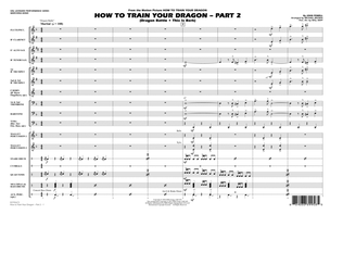 Book cover for How To Train Your Dragon Part 2 - Conductor Score (Full Score)