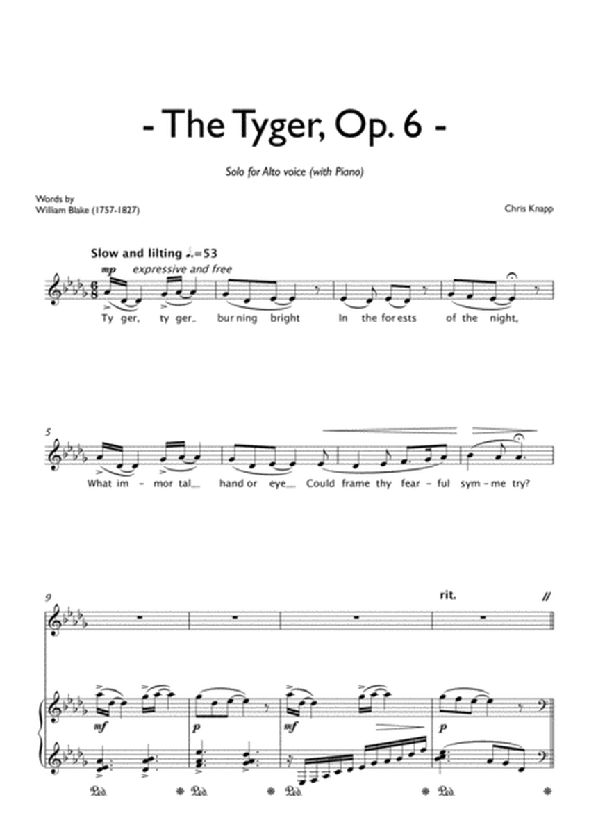 The Tyger, Op. 6 image number null