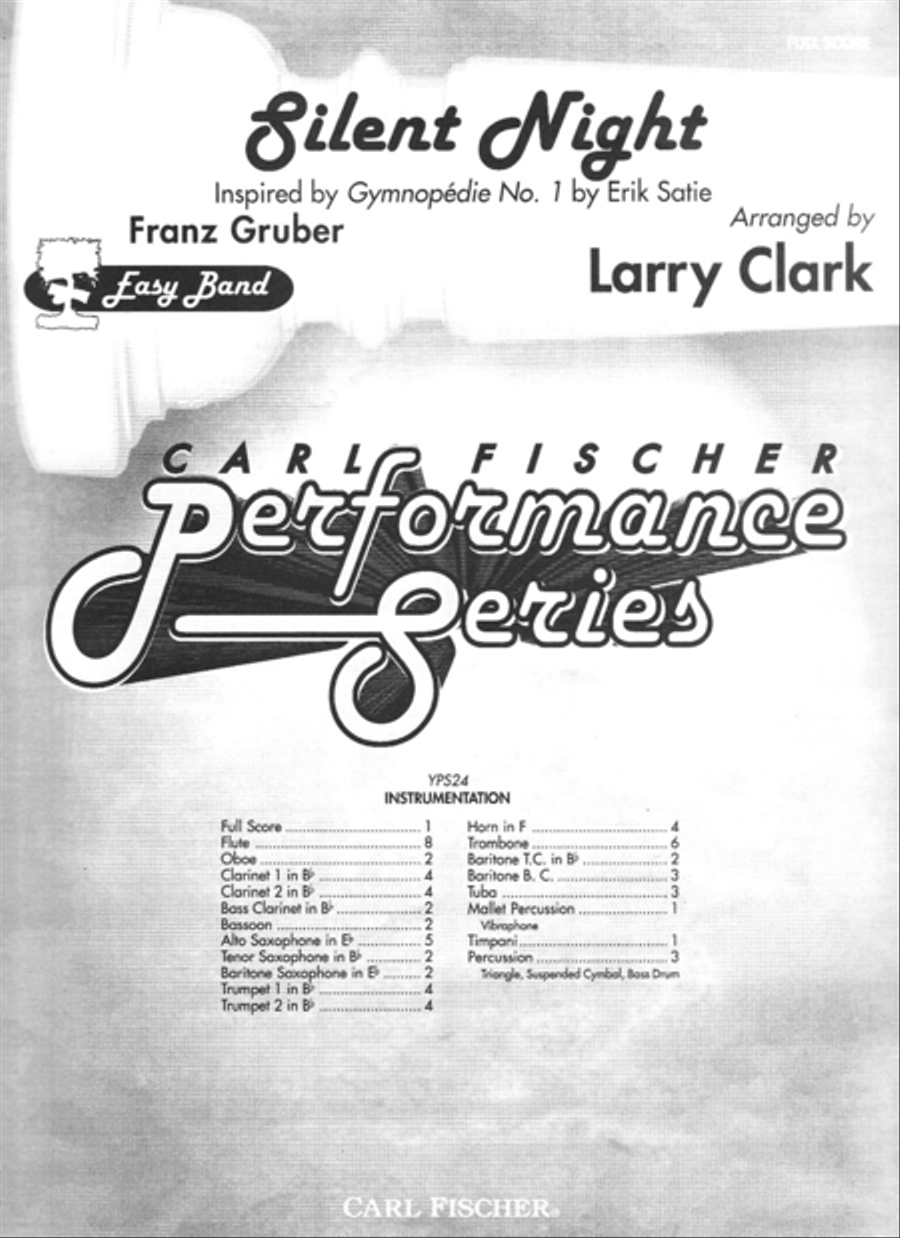 Silent Night Concert Band scores gallery preview page 1