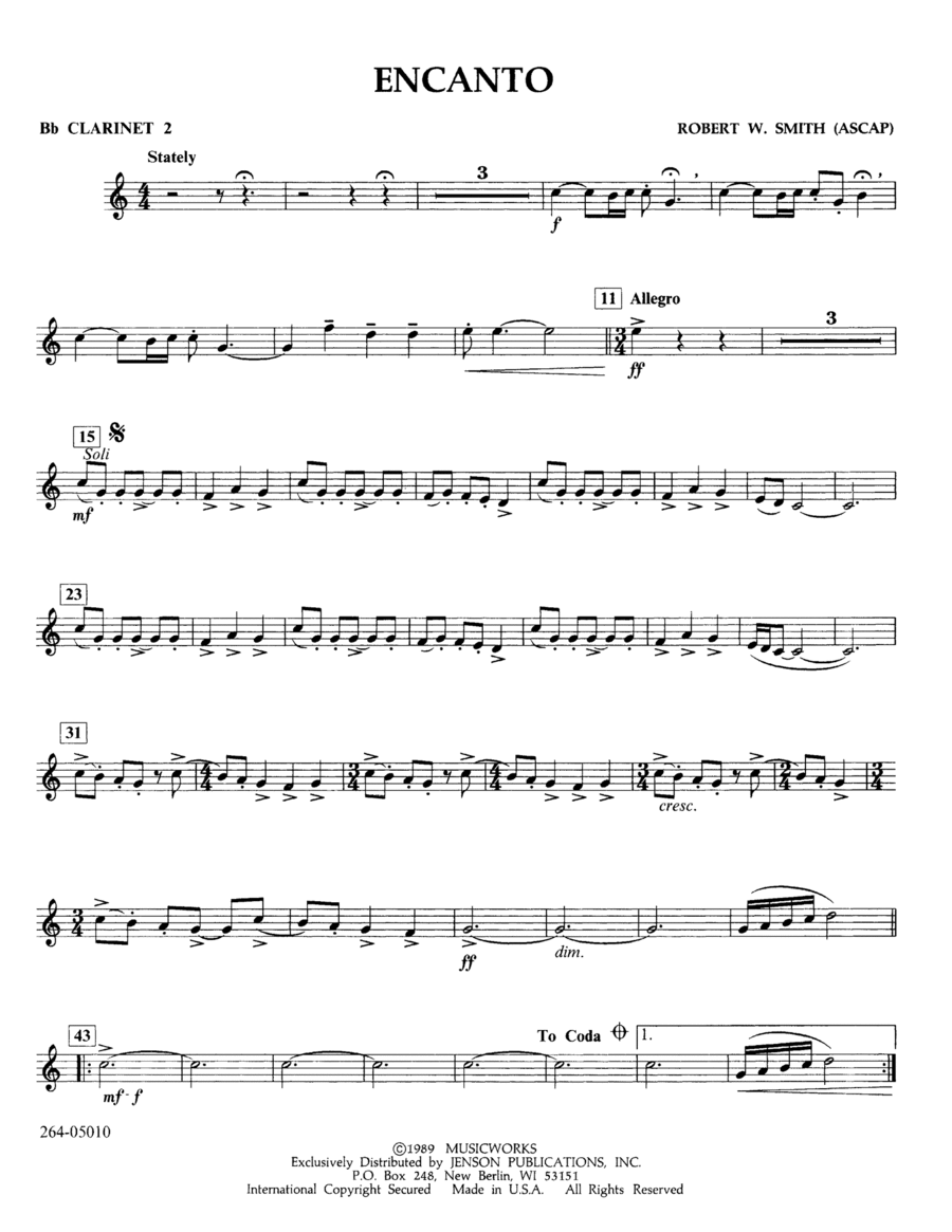 Encanto - Bb Clarinet 2