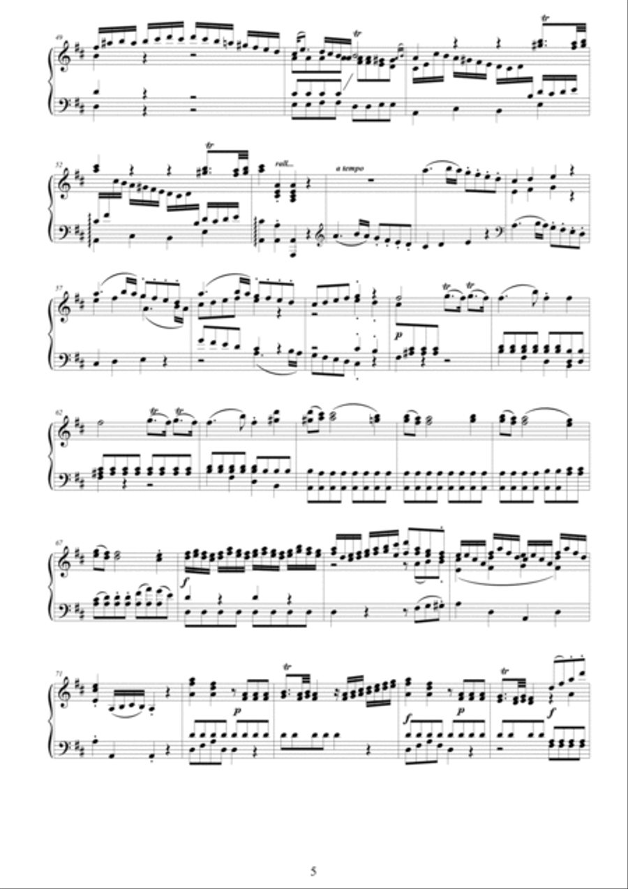Mozart - The Six Milanese Quartets - Piano version Mozart - The Six Milanese Quartets - Piano version Piano Solo scores gallery preview page 5