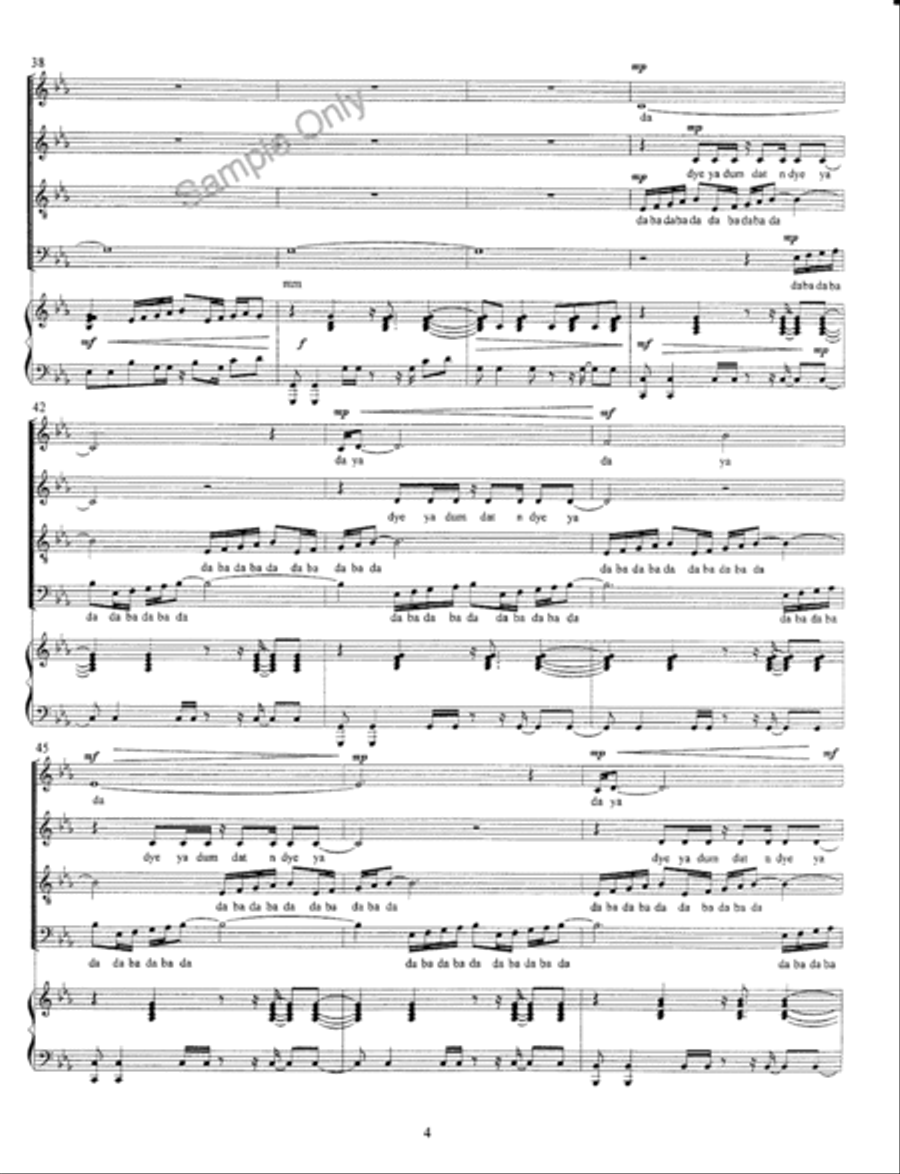 Blue Car Blue Night Blue Car Blue Night 4-Part scores gallery preview page 5