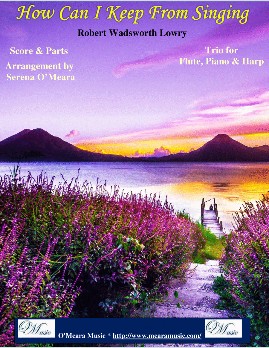 How Can I Keep From Singing, Trio for Flute, Piano & Harp Flute Solo scores gallery preview page 1