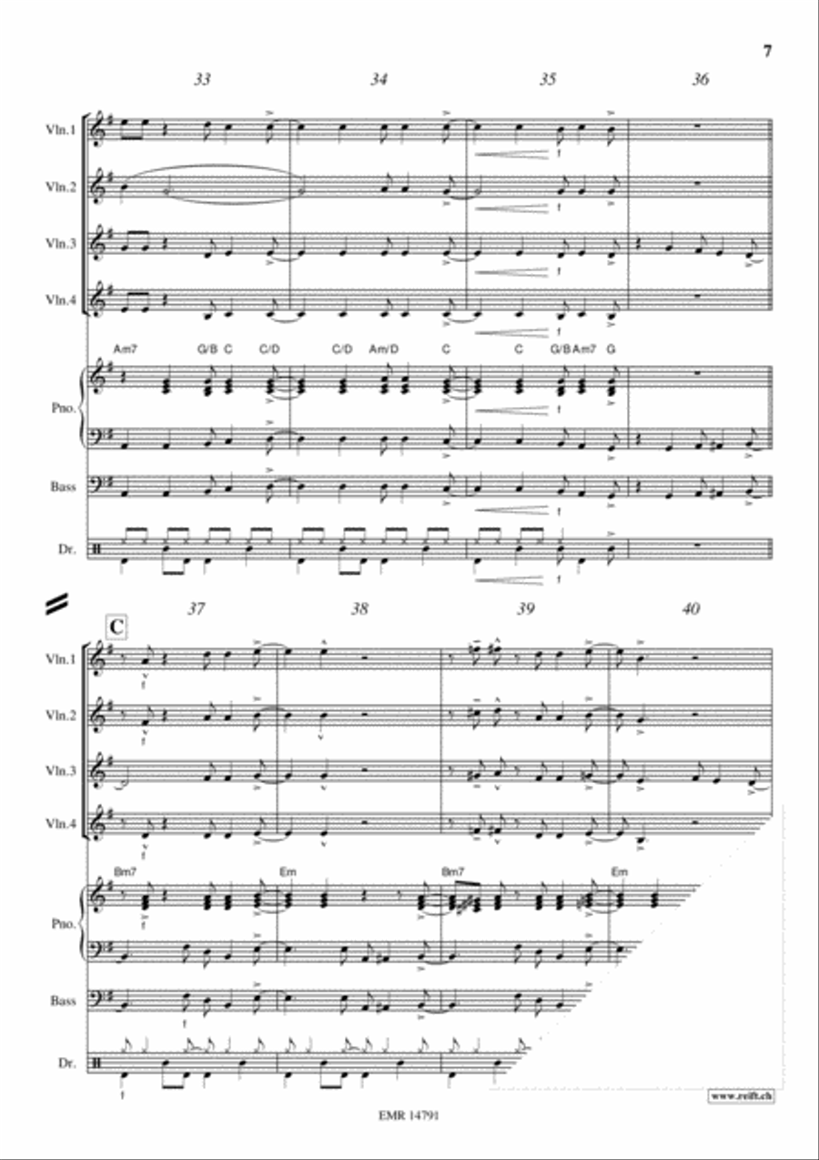 Kumbaya Violin scores gallery preview page 7