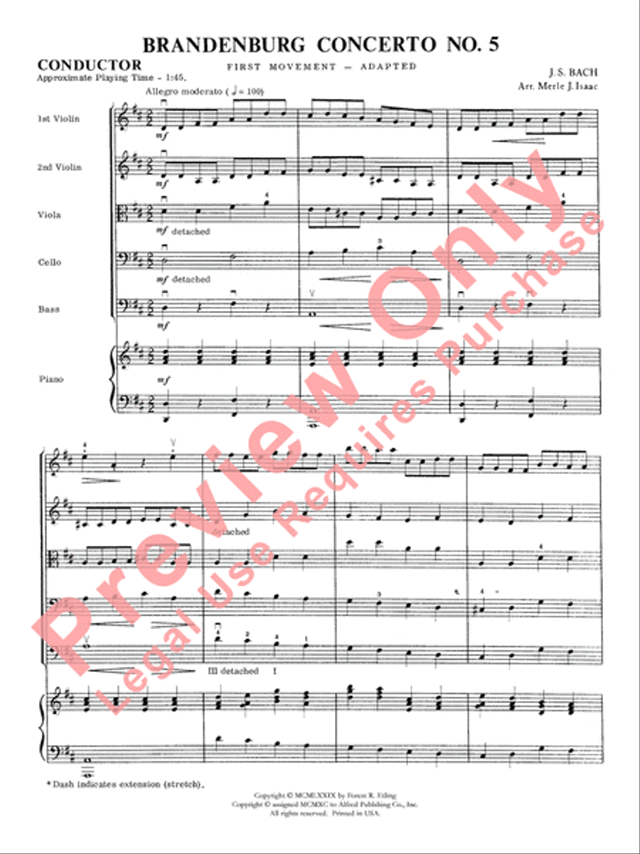 Brandenburg Concerto No. 5