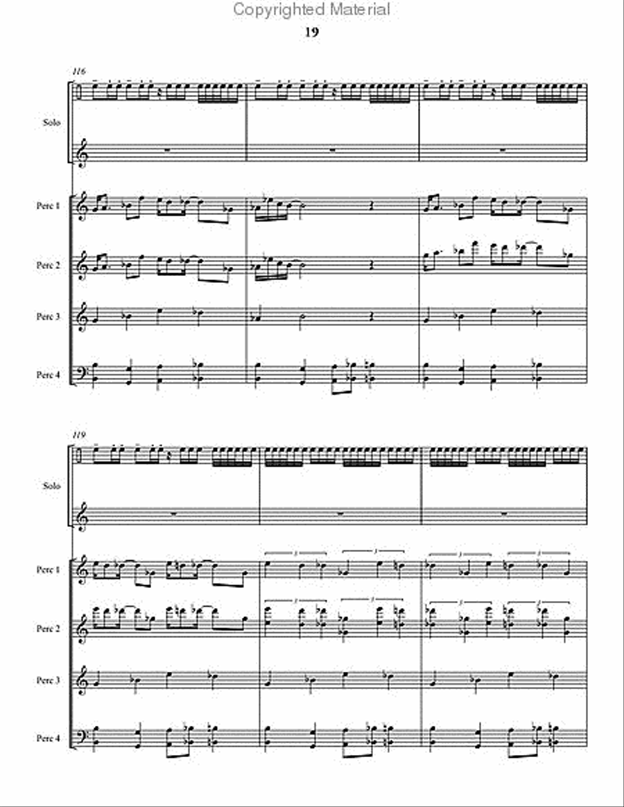 Shadows Percussion Ensemble scores gallery preview page 20