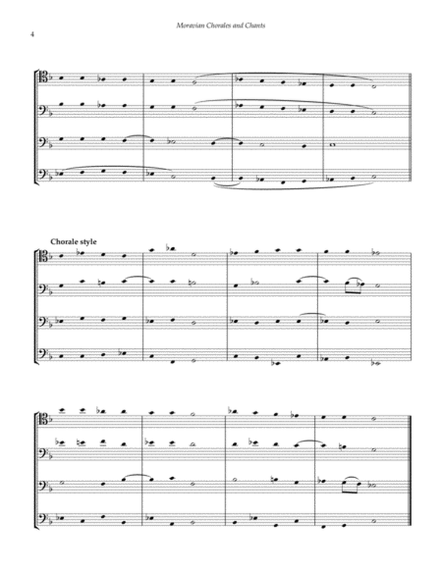 Moravian Chorales and Chants for Trombone Ensemble
