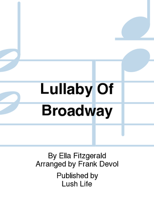 Book cover for Lullaby Of Broadway