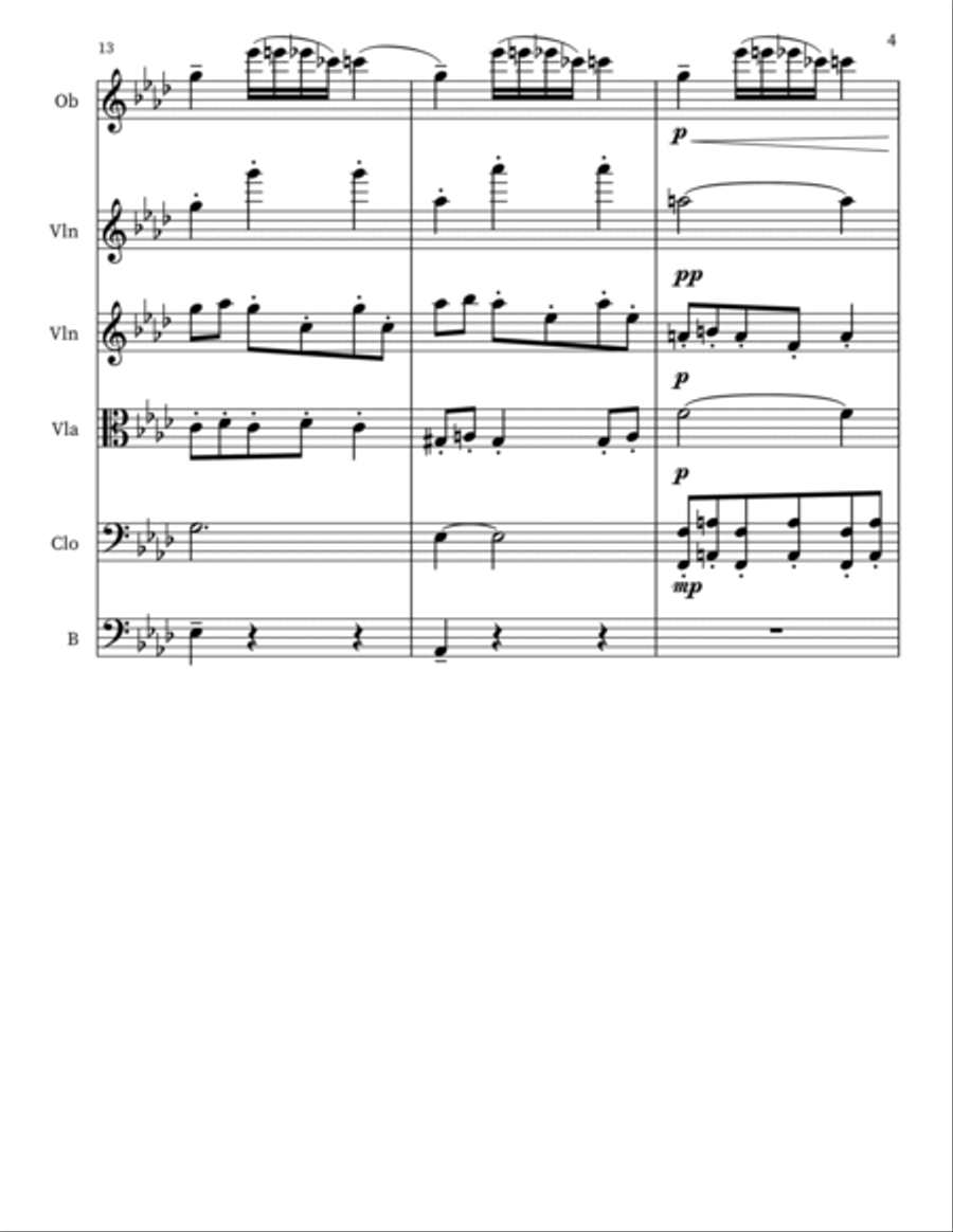 Aleksey's Trek String Orchestra scores gallery preview page 4