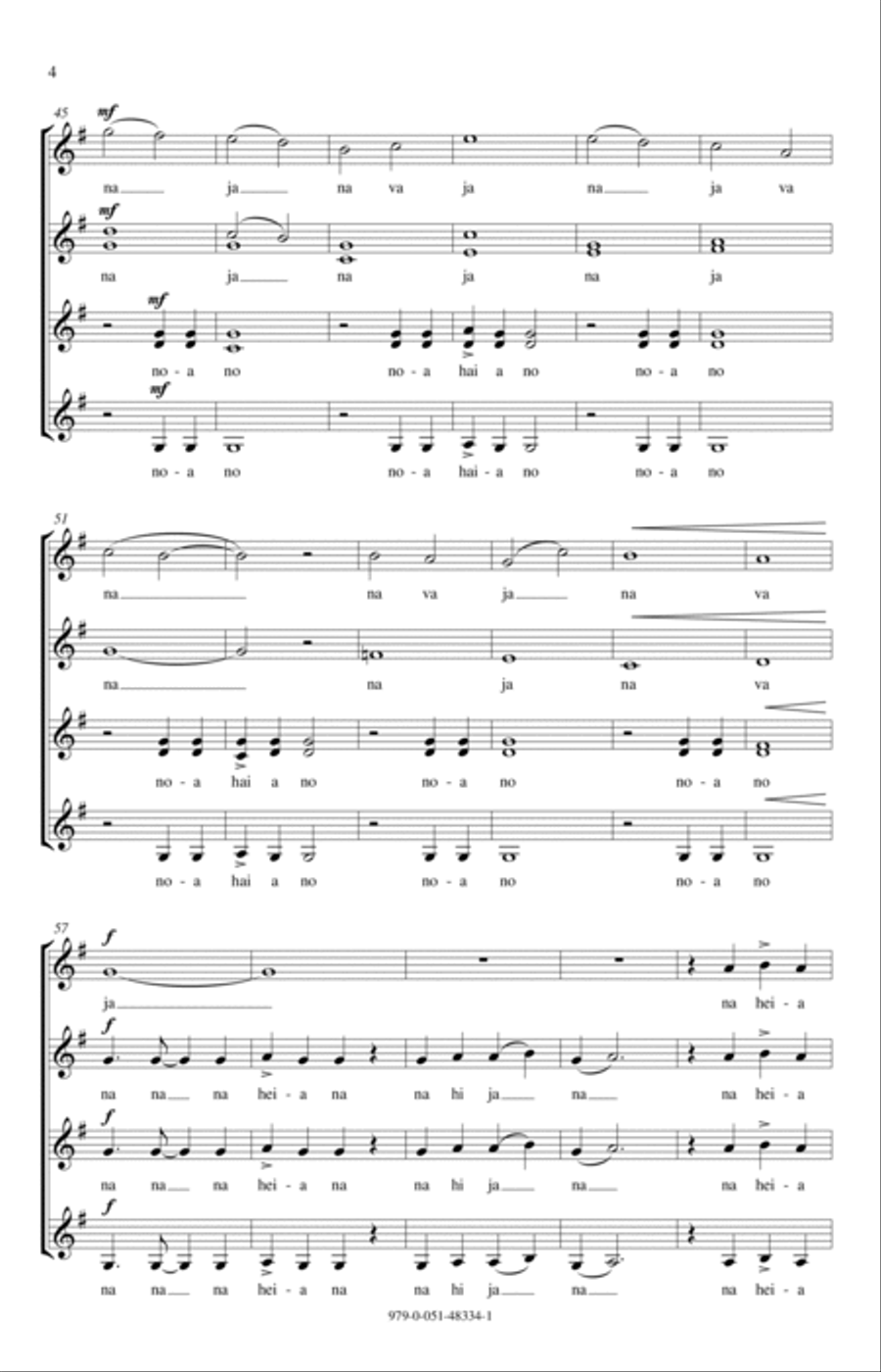 Vuelie (from Disney's Frozen) SSAA scores gallery preview page 4