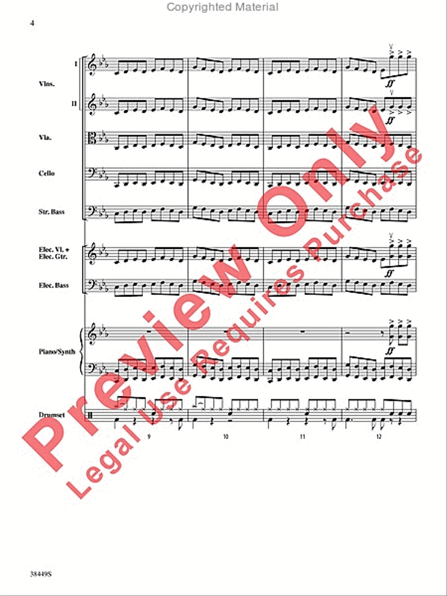 Requiem (The Fifth) String Orchestra scores gallery preview page 5