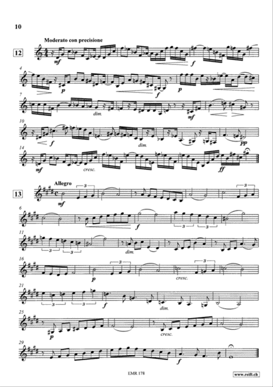 Technical & Melodic Studies Vol. 5 Euphonium scores gallery preview page 10