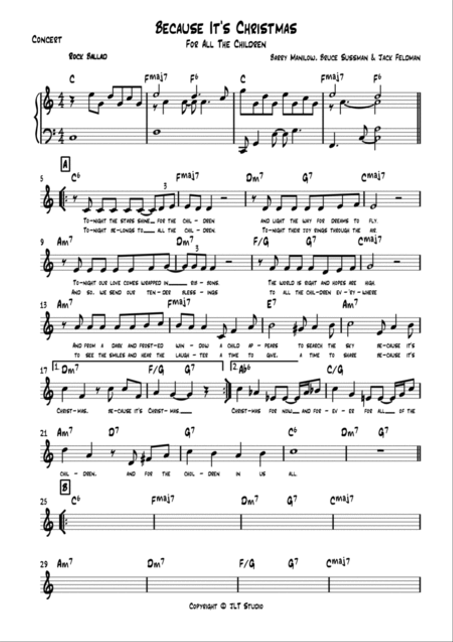 Because It's Christmas (for All The Children) Jazz Ensemble scores gallery preview page 4