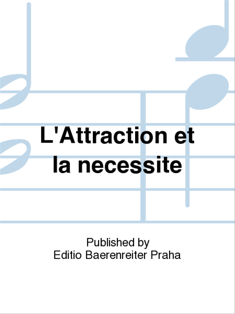 L'Attraction et la nécessité CD scores gallery preview page 1