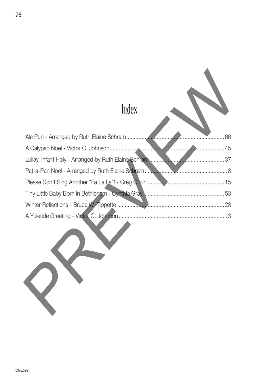 Together in Song at Christmas - Volume II: Three-part Mixed 3-Part scores gallery preview page 2