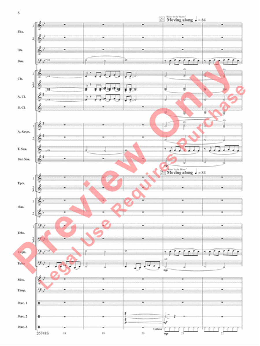 Cotton Ferry Expedition Concert Band scores gallery preview page 9