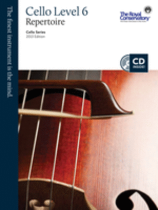 Book cover for Cello Repertoire Level 6