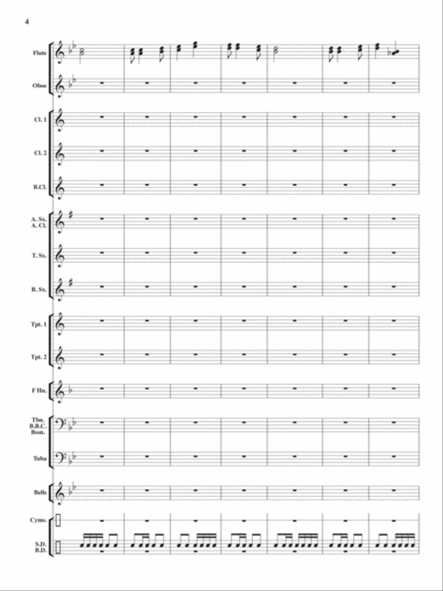 Heroes On Parade Heroes On Parade Concert Band scores gallery preview page 3
