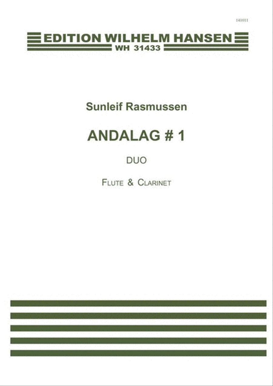 Andalag # 1 Andalag # 1 Clarinet scores gallery preview page 1