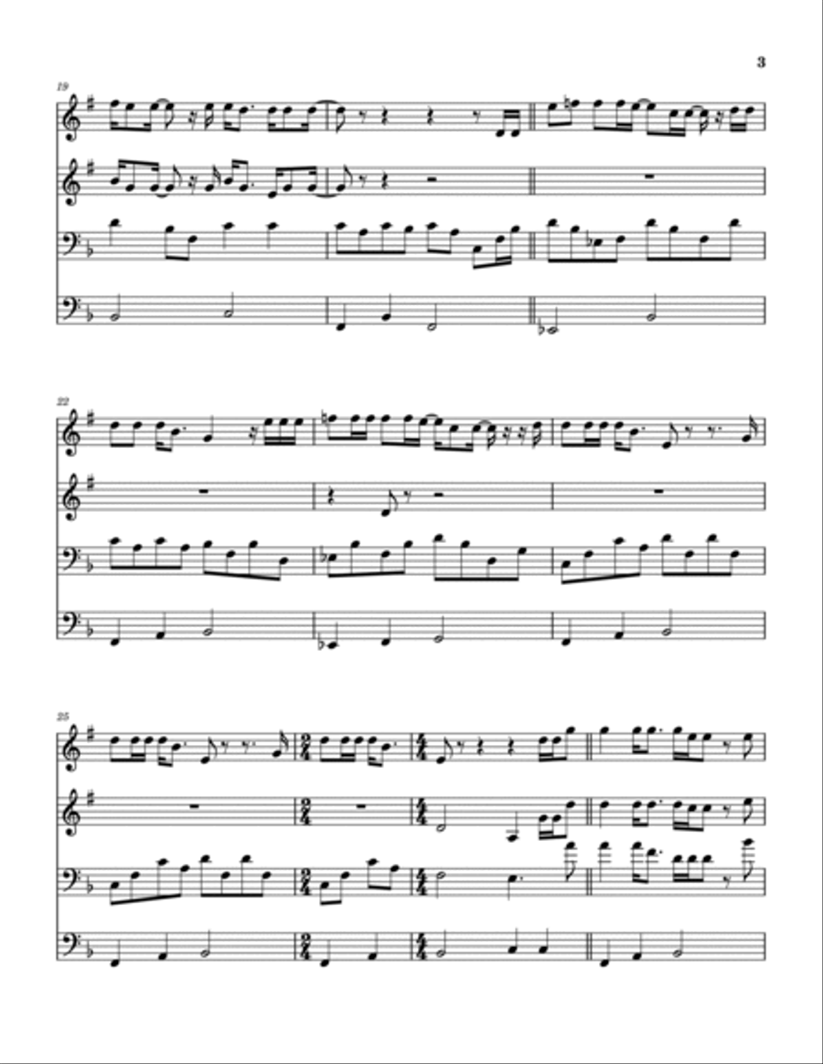 Addicted To Romance Addicted To Romance Brass Quartet scores gallery preview page 4