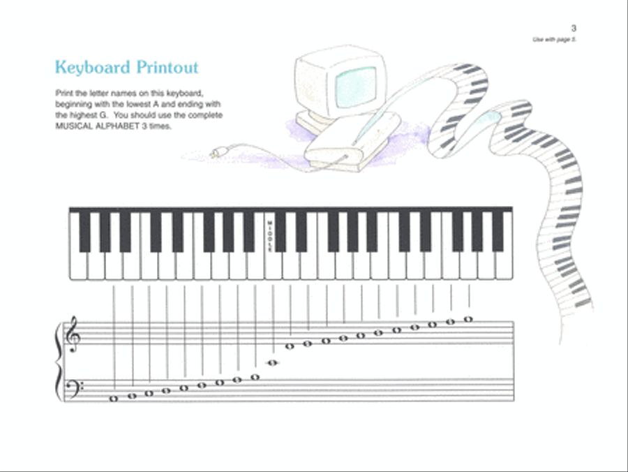 Alfred's Basic Piano Prep Course Notespeller, Book C Piano Method scores gallery preview page 2