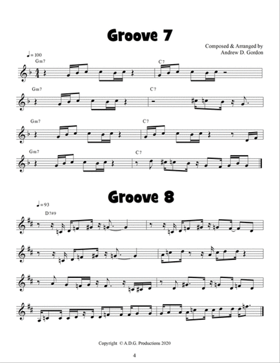 100 Ultimate Soul, Funk and R&B Grooves for Trumpet Trumpet Solo scores gallery preview page 2