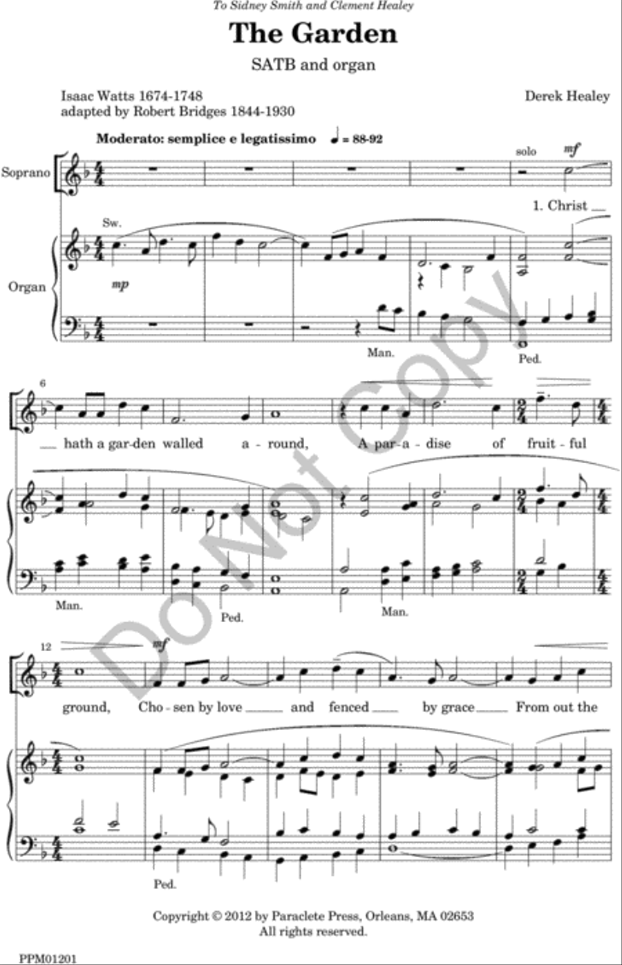 The Garden 4-Part scores gallery preview page 2