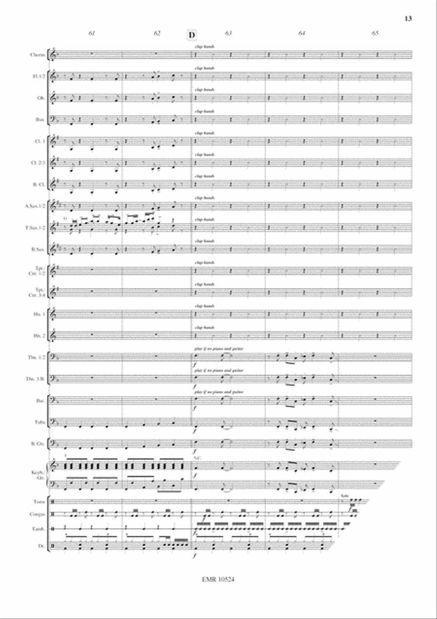 Disco Lady Disco Lady 4-Part scores gallery preview page 14