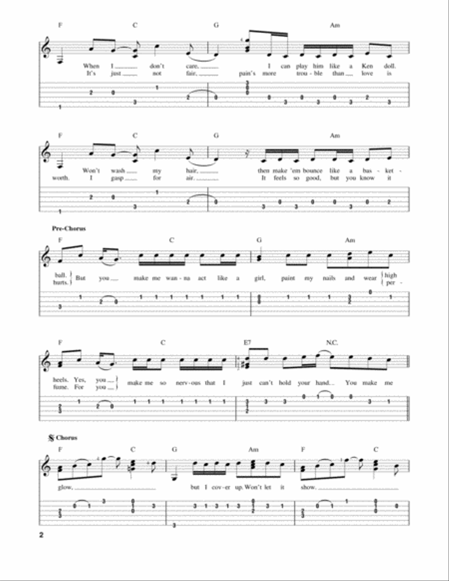 Heart Attack Acoustic Guitar scores gallery preview page 2