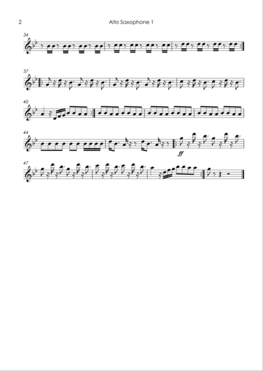 Mr Saxobeat by Austin Ralphson Saxophone Quartet Digital Sheet Music Sheet Music Plus