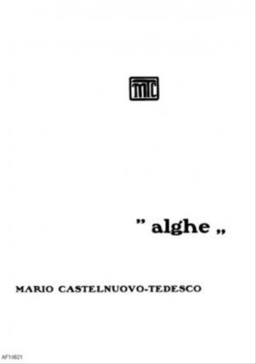 Alghe Piano Solo scores gallery preview page 1