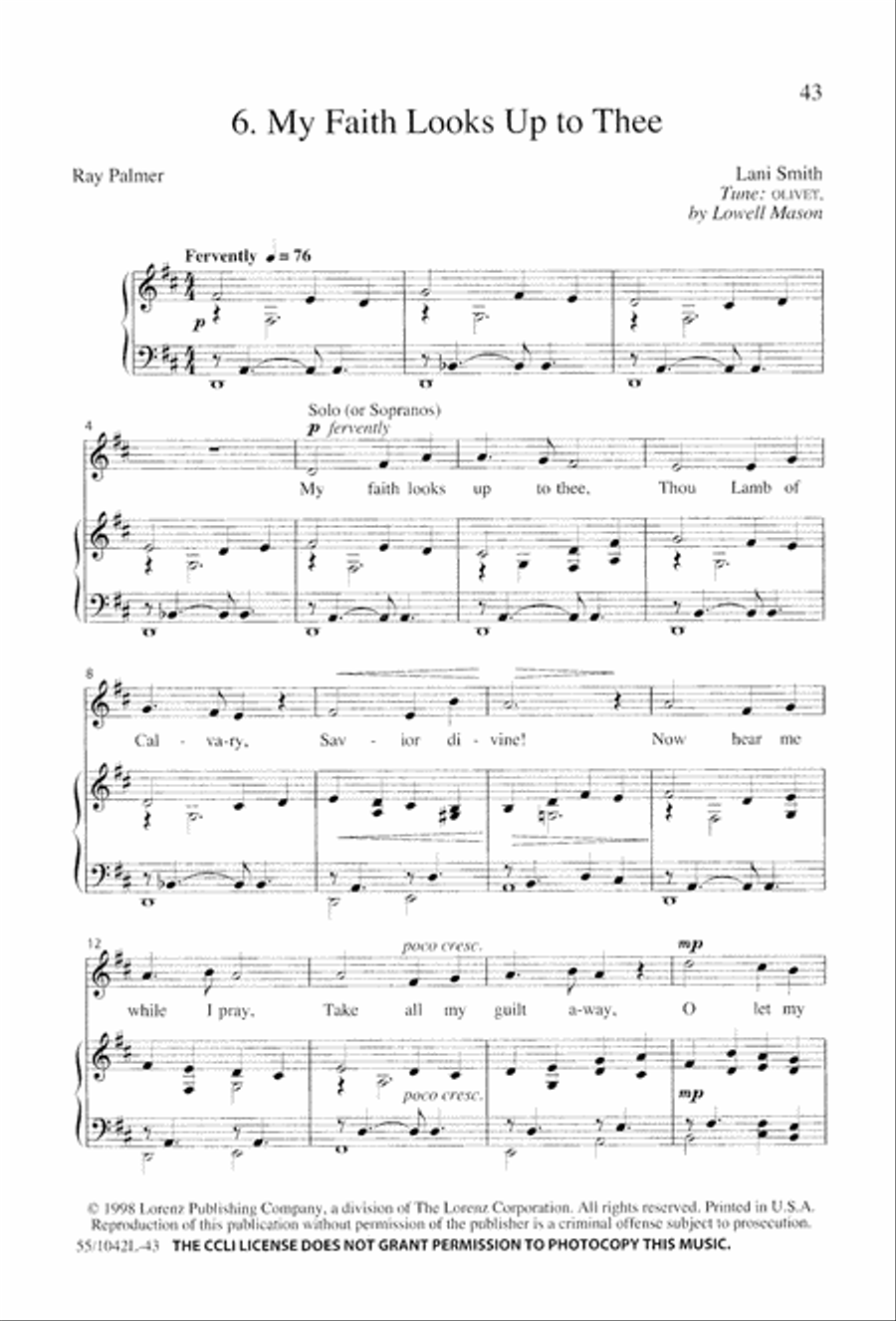 No Greater Love 3-Part scores gallery preview page 45