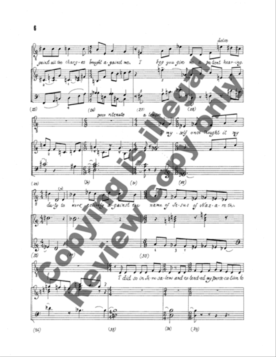 The Conversion of Saul TB scores gallery preview page 11